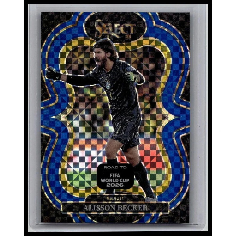 2025-26 Panini Select World Cup 2026 Alisson Becker #196 Brazil Mezzanine Prizm